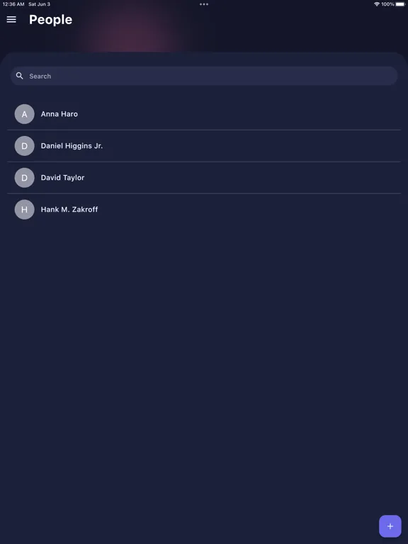 ภาพหน้าจอของ Intently - Personal CRM iPad 