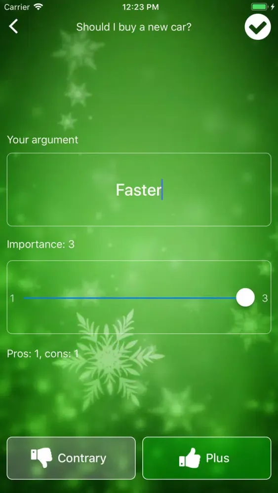 Zrzuty ekranu My Decision Maker App