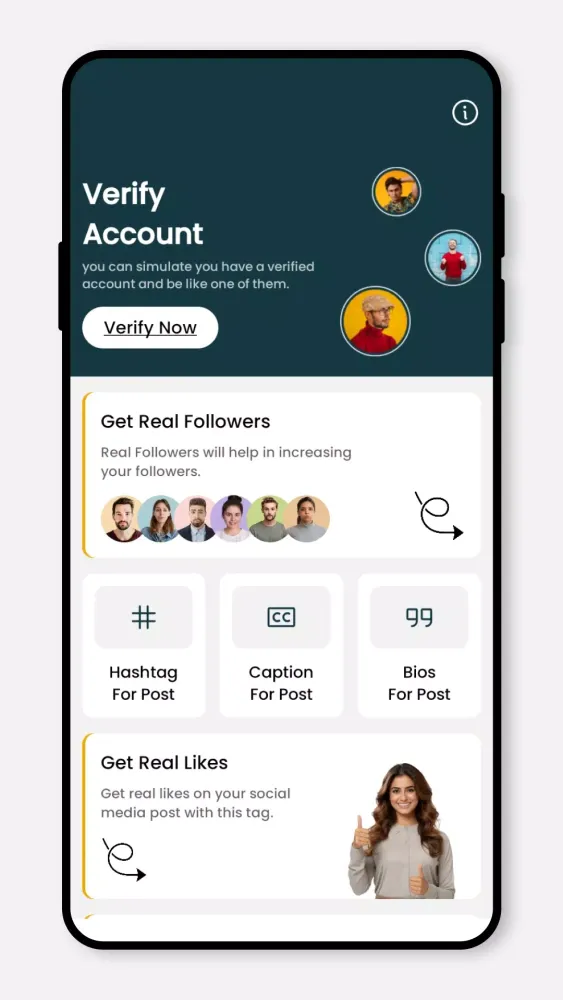 Ảnh chụp màn hình của Verify Account Icon Simulator