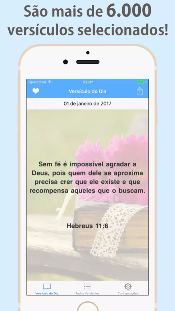 Versículos Diários: A Palavra de Jesus e da Bíblia স্ক্রিনশট