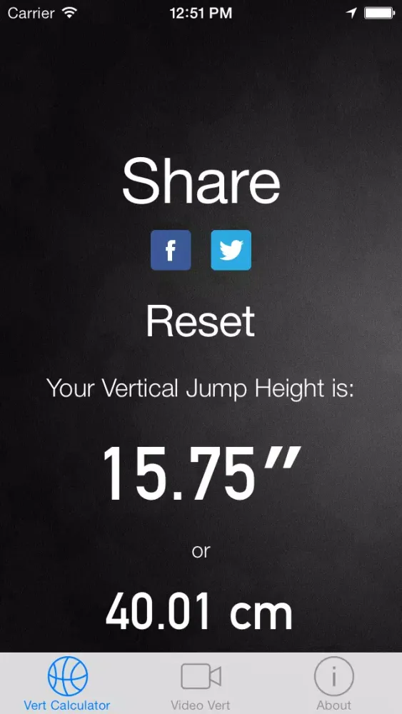 Capturas de tela do Vertical Jump Calculator