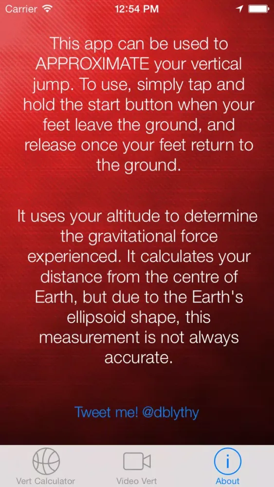 Capturas de tela do Vertical Jump Calculator