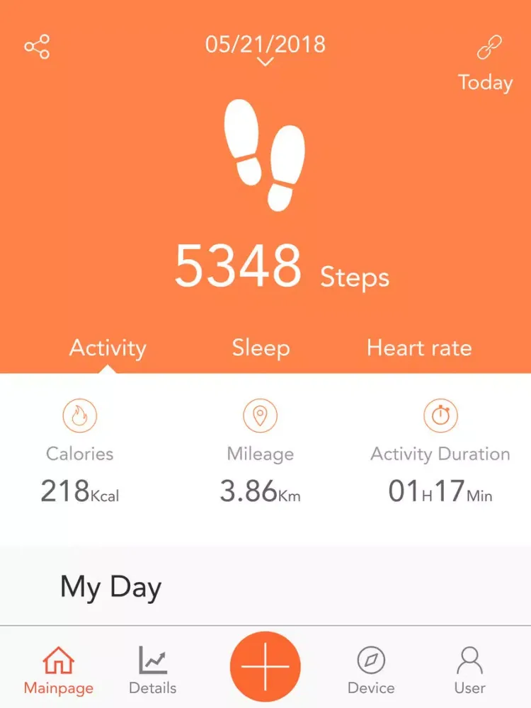 Ảnh chụp màn hình của VeryFitPro Connect iPad 