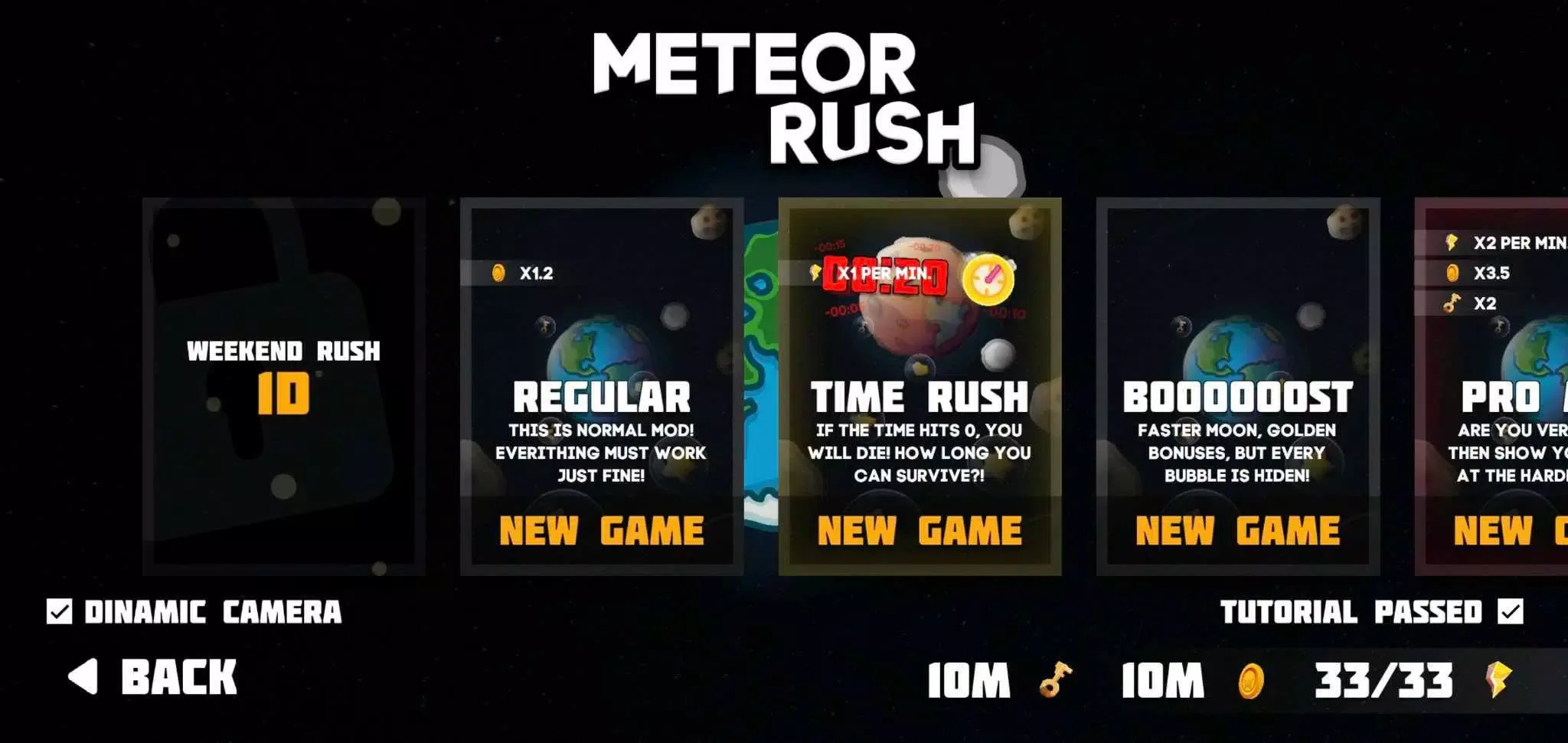 Meteor Rush Screenshots