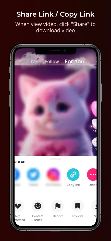 Captures d'écran de Likee Video Downloader No Logo