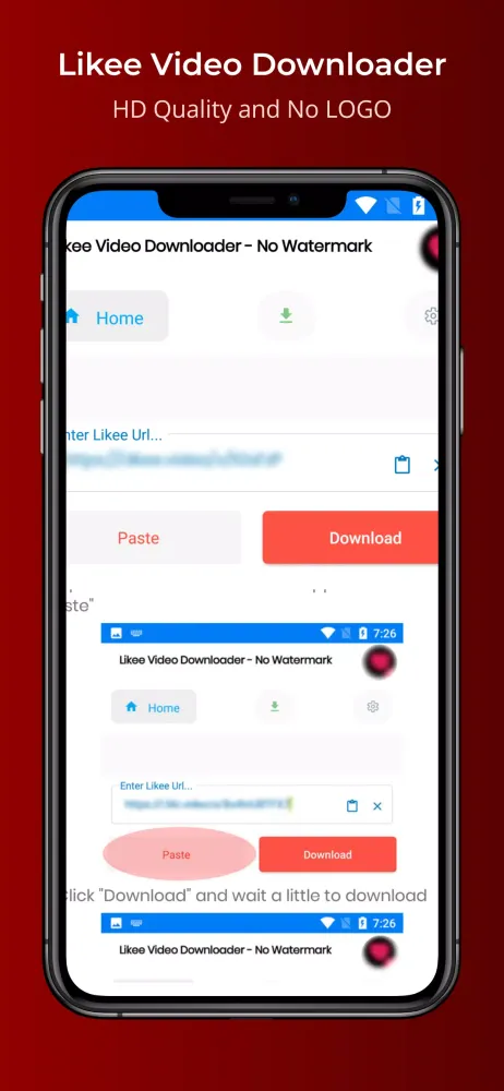 Captures d'écran de Likee Video Downloader No Logo