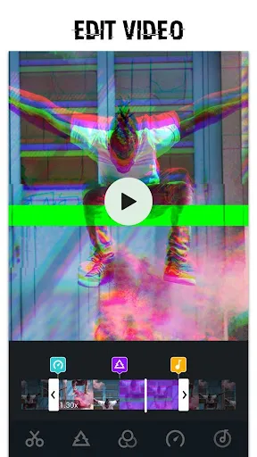 Zrzuty ekranu Glitch Photo Editor & Glitch V