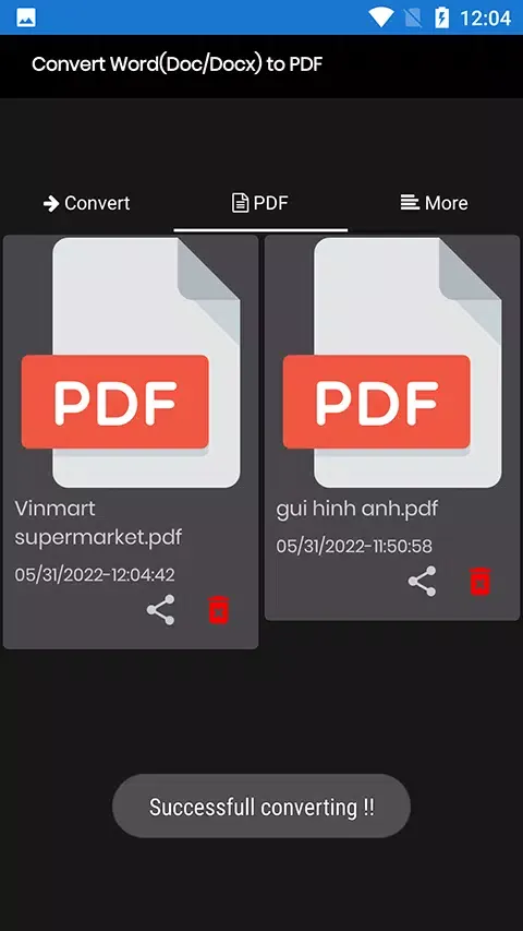 Word to PDF Converter Ekran Görüntüleri