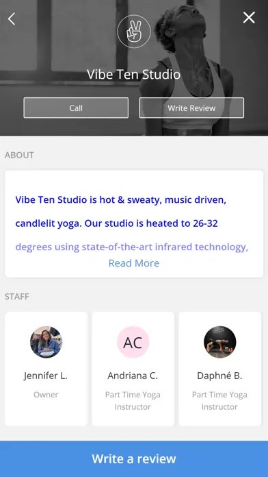 Tangkapan skrin Vibe Ten Studio