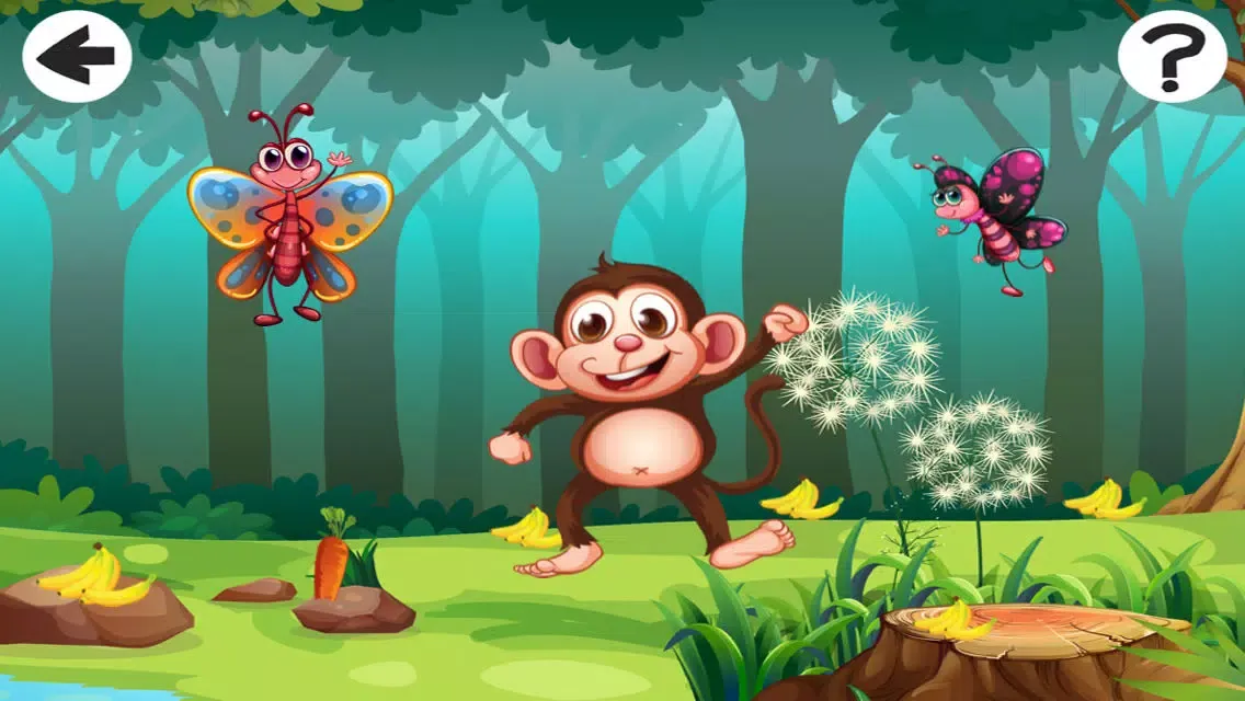 Capturas de tela do Animals in the Forest in one Crazy Kid-s Game Learn & Play