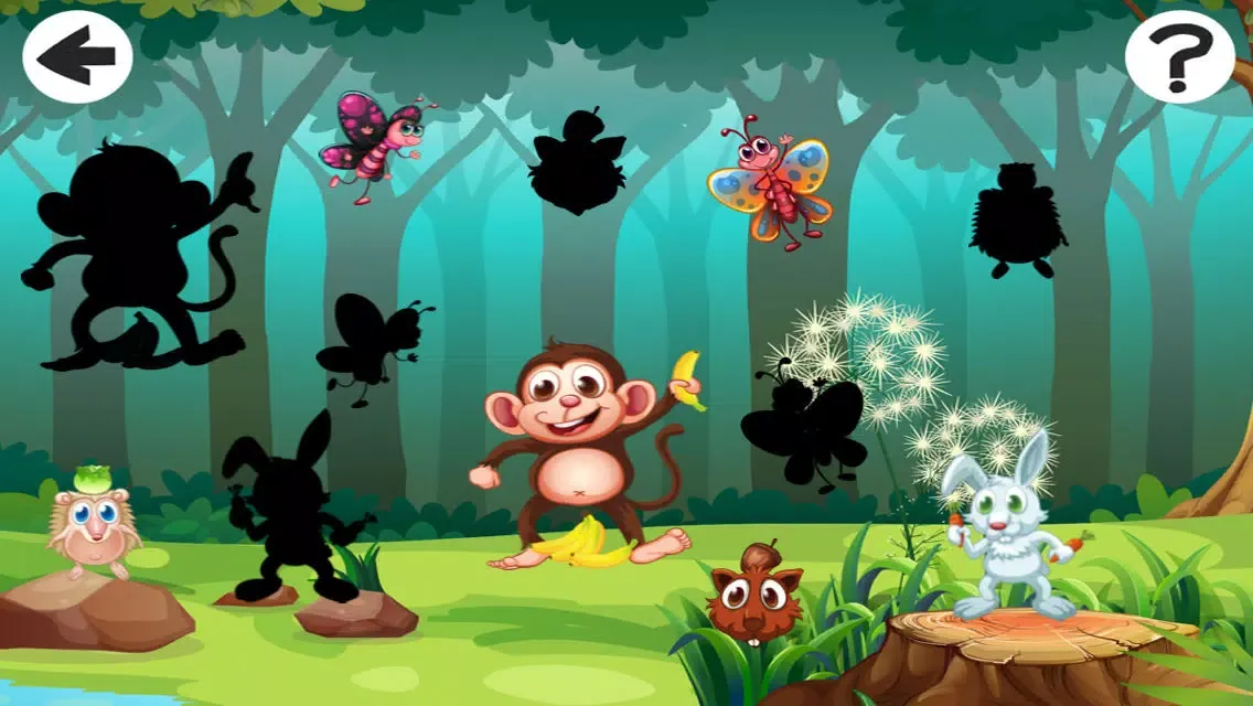Capturas de tela do Animals in the Forest in one Crazy Kid-s Game Learn & Play