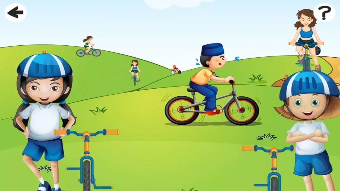 تصاویر Bike and Racing Kids Learn-ing Game