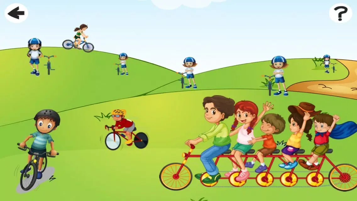 تصاویر Bike and Racing Kids Learn-ing Game