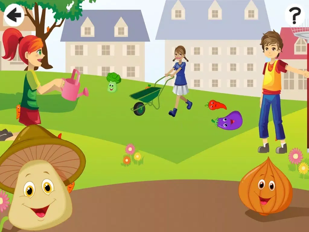 A Garden Party Kids Game: Learn With Many Tasks iPad  Ekran Görüntüleri