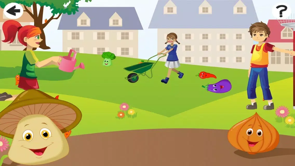 A Garden Party Kids Game: Learn With Many Tasks Ekran Görüntüleri