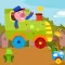 Funny Kids Game with many educational tasks and crazy animals