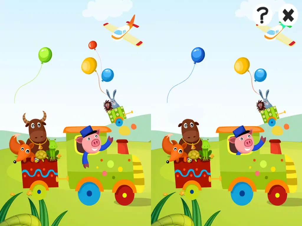 صور Funny Kids Game with many educational tasks and crazy animals iPad 