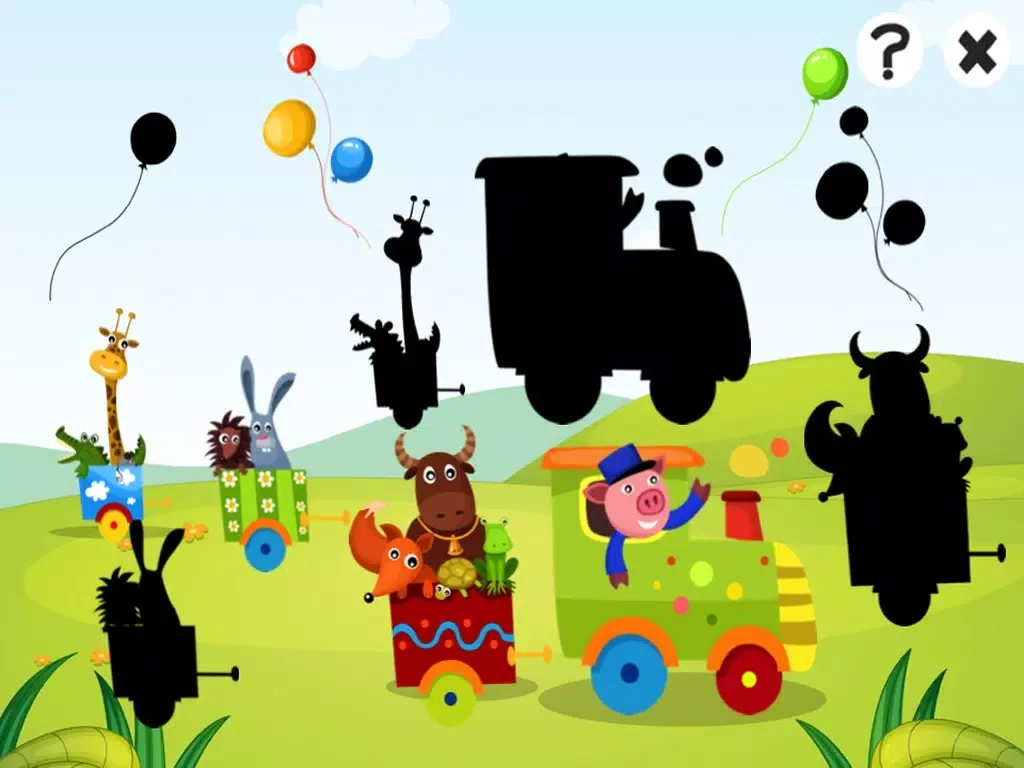 صور Funny Kids Game with many educational tasks and crazy animals iPad 