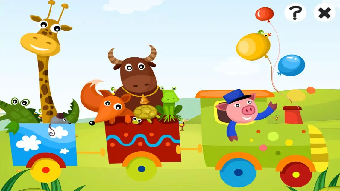 صور Funny Kids Game with many educational tasks and crazy animals