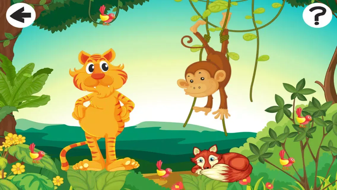Zrzuty ekranu All in One Jungle Game For Little Kid-s a great Learn-ing & Play-ing Experience and various tasks