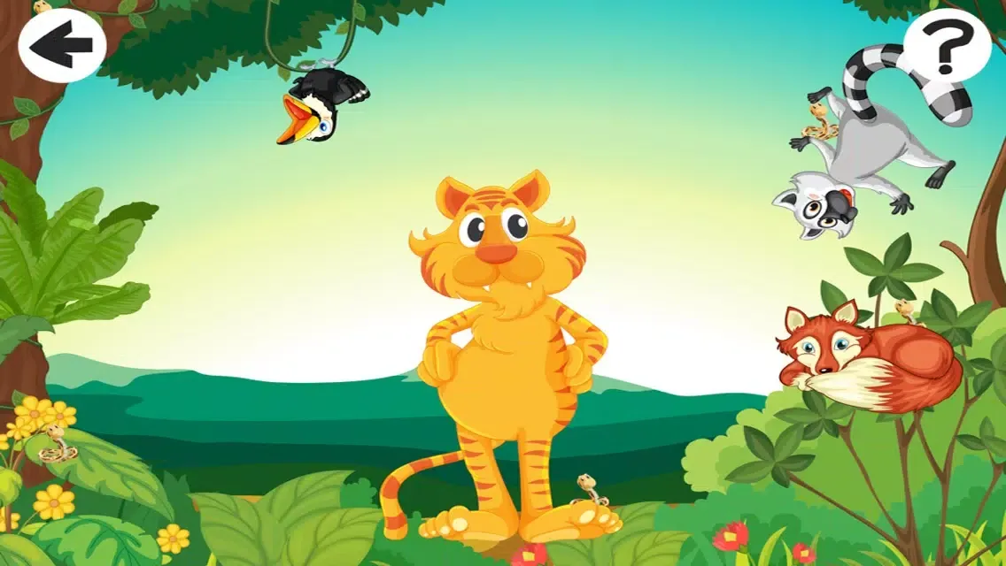 Zrzuty ekranu All in One Jungle Game For Little Kid-s a great Learn-ing & Play-ing Experience and various tasks