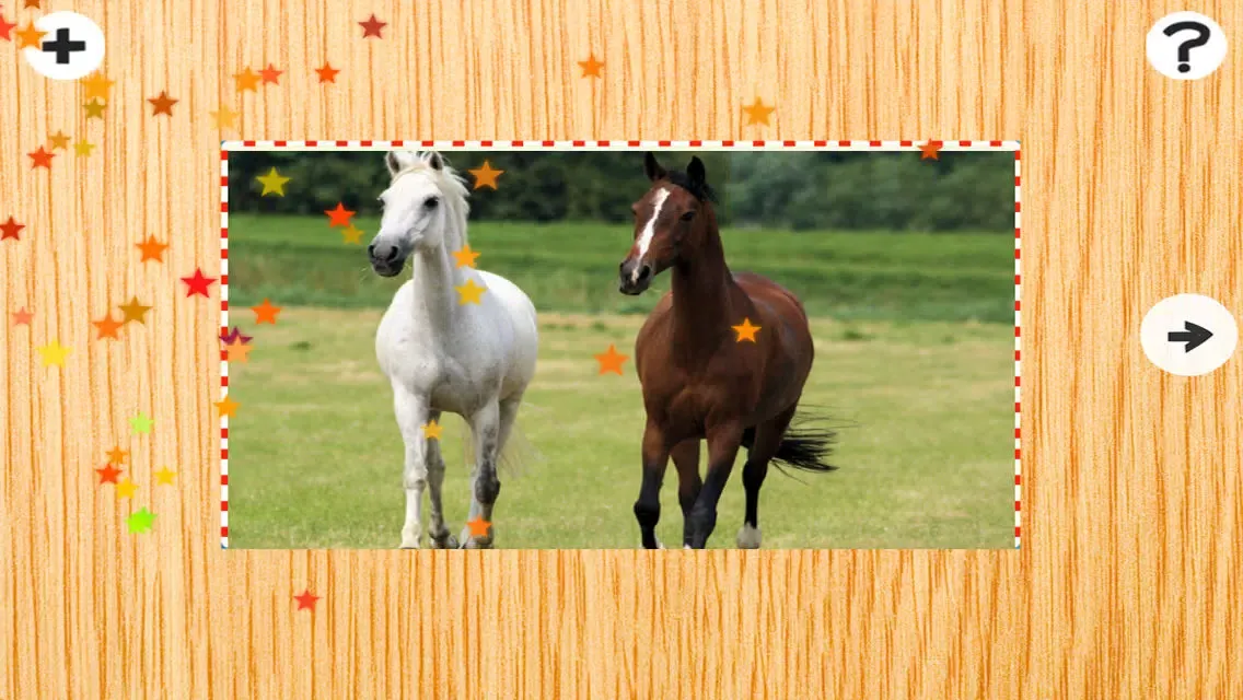 A Ponies Puzzle for Kids and Horse-s Man & Girl-s - Free Interactive Learn-ing Game-s سکرین شاٹس