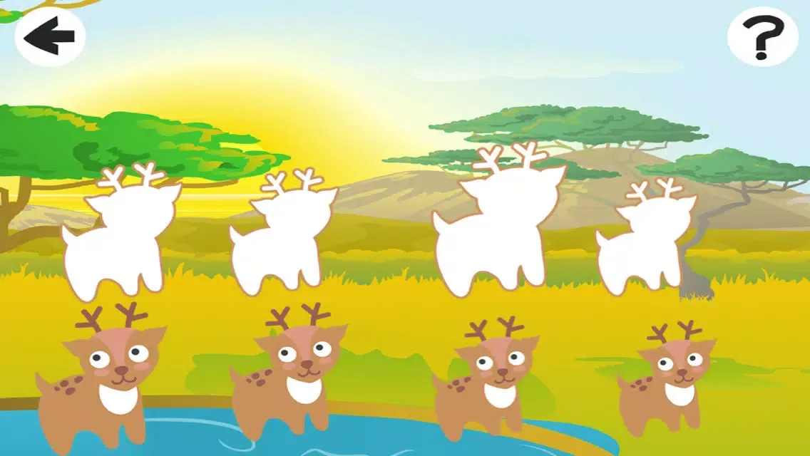 Animal-s of the World in Africa Kid-s Learn-ing Game-s and little Story For Toddler-s Ekran Görüntüleri