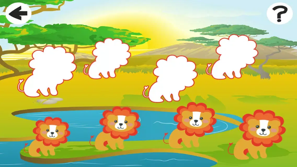 Animal-s of the World in Africa Kid-s Learn-ing Game-s and little Story For Toddler-s Ekran Görüntüleri