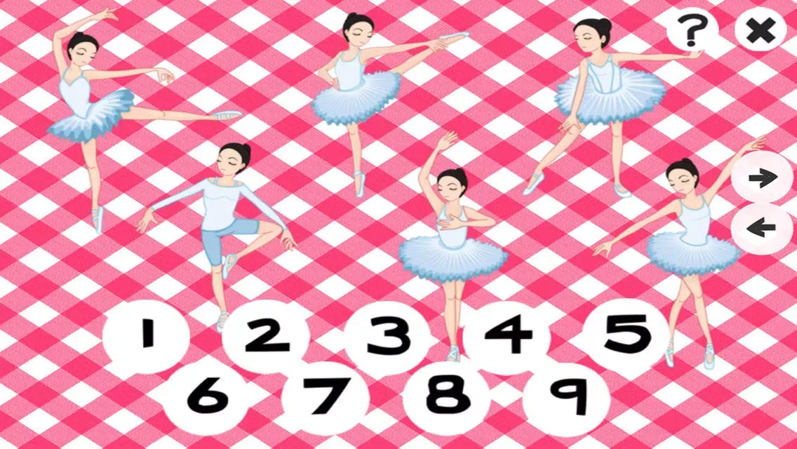 ABC & 123 Ballet School: Free Games For Kids! Learn Left& Right, Memorize, Count & Spell Dancers!應用截圖