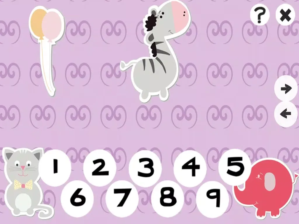 123 Count-ing Baby & Kids Game-s Gratis: Fun Play-ing & Learn-ing Math App! My Babies First Number-s & Little Animal-s iPad  スクリーンショット