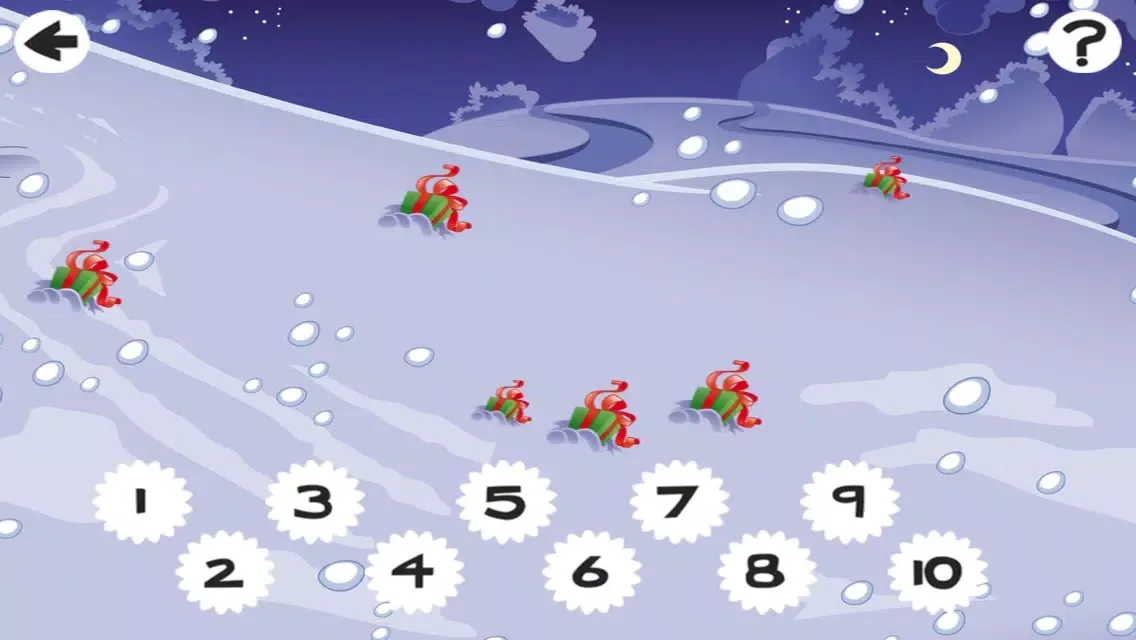 Скриншоты 123 Count-ing Christmas Animals & Santa: Learn-ing Number-s To Ten Kid-s Game