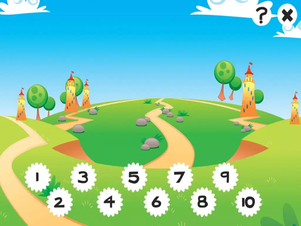 تصاویر 123 Princess Counting Game For Girls: Learn-ing Number-s Education for Kids iPad 