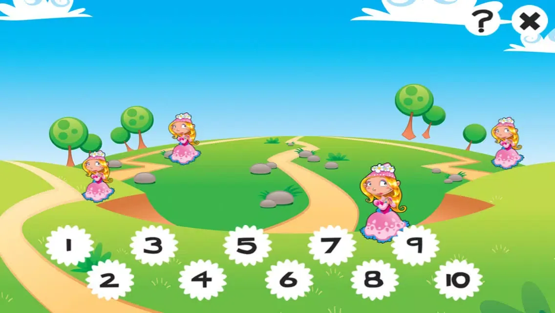 تصاویر 123 Princess Counting Game For Girls: Learn-ing Number-s Education for Kids