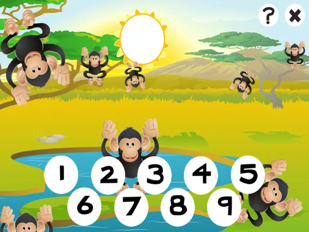 123 First Number-s & Count-ing Learn- ing Game With Wild Animal-s For Kids iPad  Ekran Görüntüleri