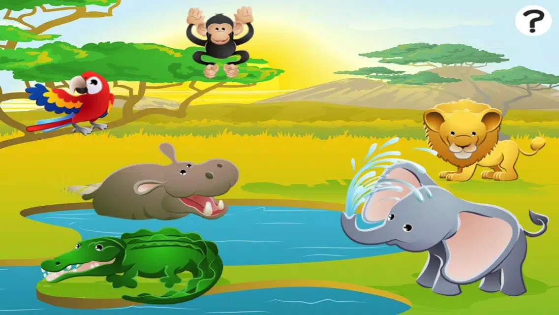 123 First Number-s & Count-ing Learn- ing Game With Wild Animal-s For Kids Ekran Görüntüleri