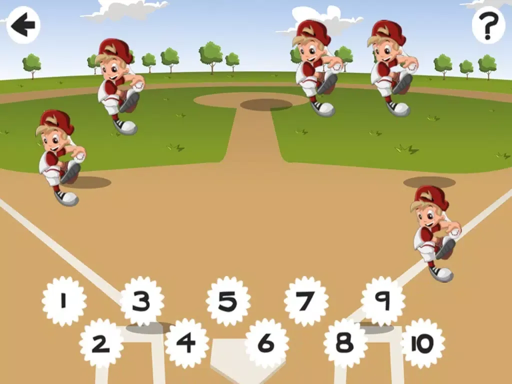 123 Count-ing Kids Game & Learn-ing Number-s with Baseball Stars iPad  स्क्रीनशॉट