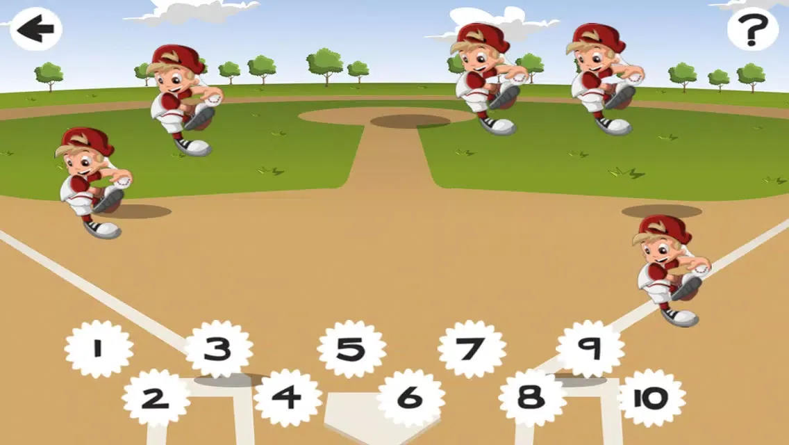 123 Count-ing Kids Game & Learn-ing Number-s with Baseball Stars स्क्रीनशॉट