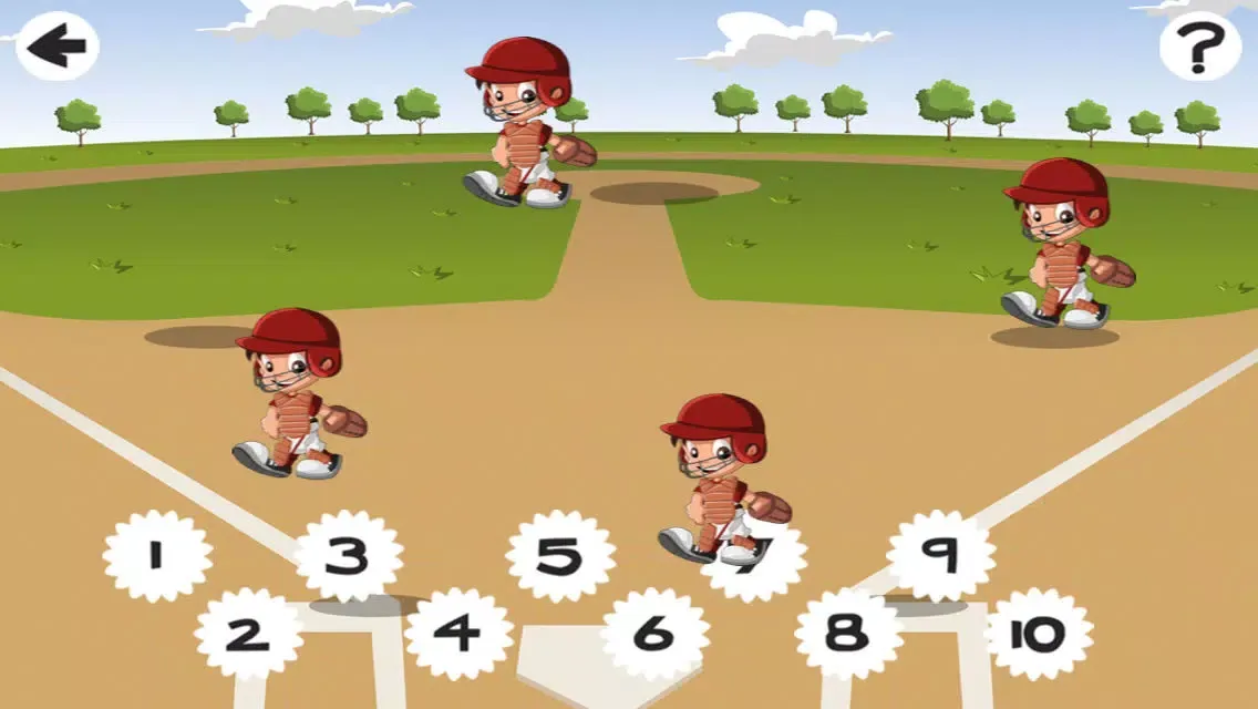 123 Count-ing Kids Game & Learn-ing Number-s with Baseball Stars स्क्रीनशॉट