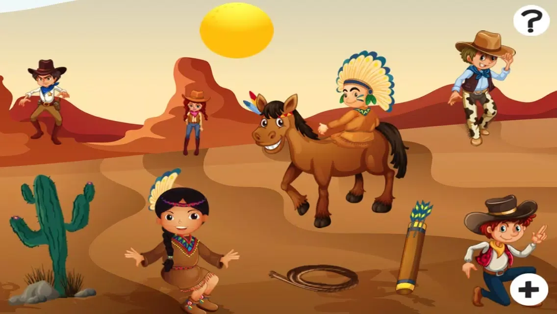 Capturas de tela do 123 Baby & Kid-s Learn-ing To Count-ing Number-s To Ten Game-s: Free Play-ing & Learn-ing Fun with Cow-Boys