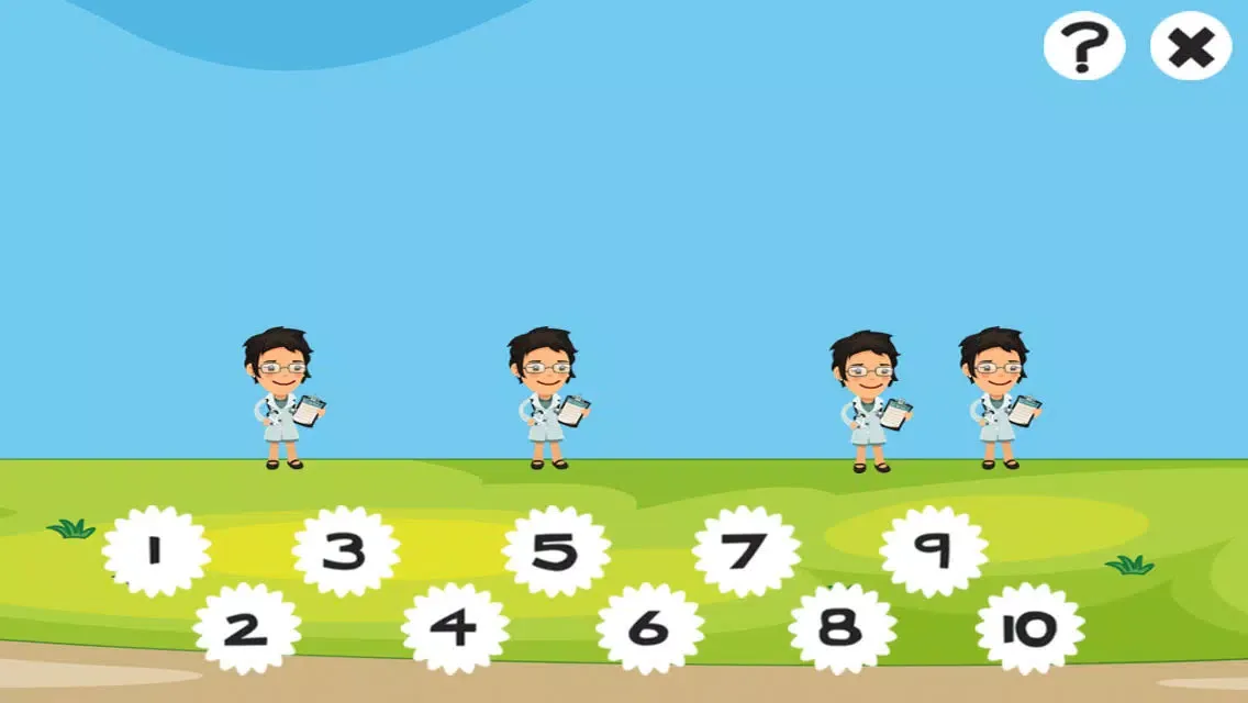 Ảnh chụp màn hình của 123 My Baby-s & Kid-s First Count-ing & Number-s Game-s: Free Play-ing & Learn-ing in the Hospital
