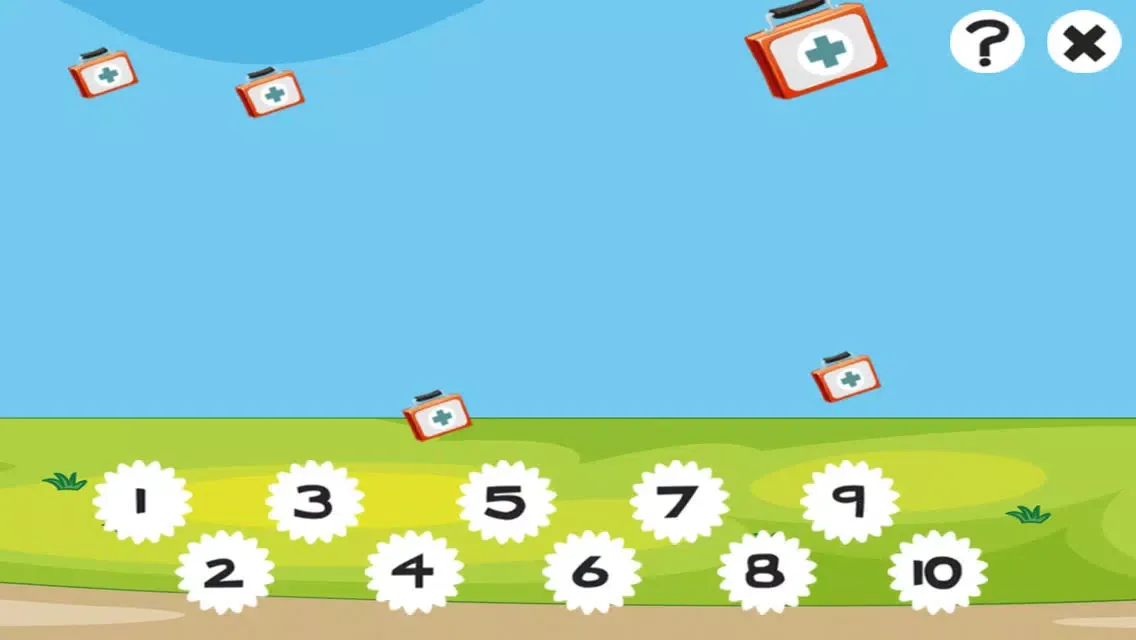 Ảnh chụp màn hình của 123 My Baby-s & Kid-s First Count-ing & Number-s Game-s: Free Play-ing & Learn-ing in the Hospital