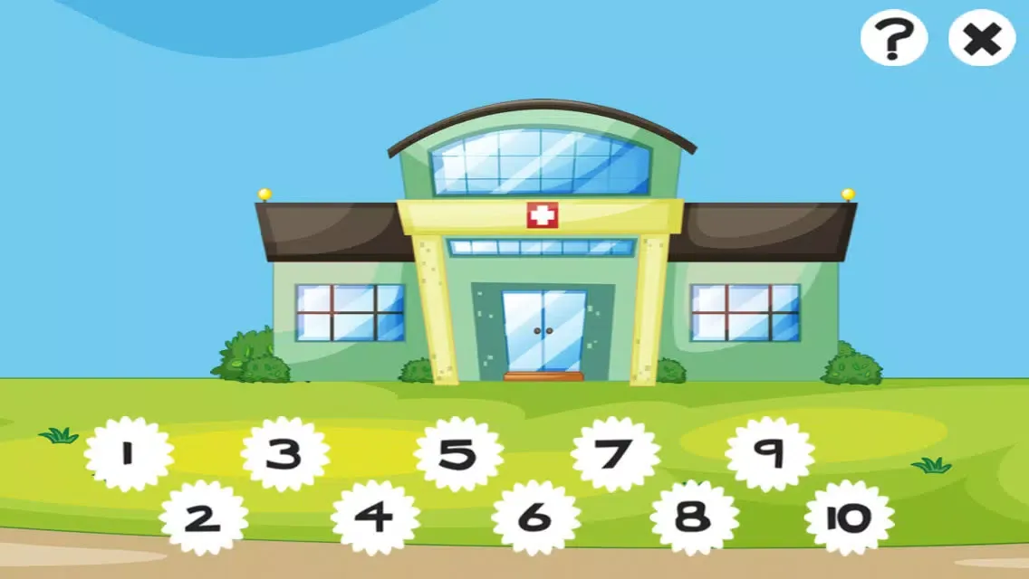 Ảnh chụp màn hình của 123 My Baby-s & Kid-s First Count-ing & Number-s Game-s: Free Play-ing & Learn-ing in the Hospital