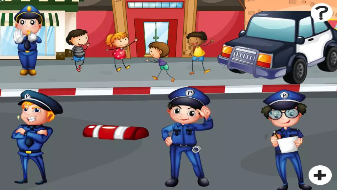 Tangkapan skrin 123 Count-ing & Learn-ing Number-s To Ten Kid-s Game-s with Police-Men