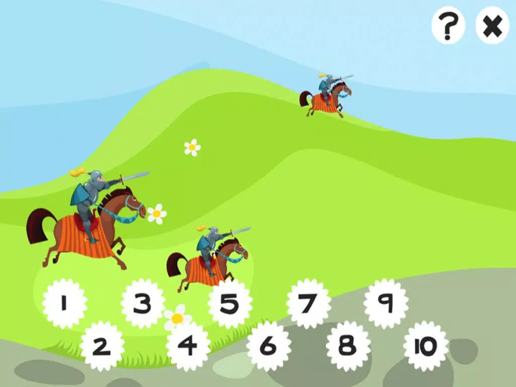 123 Count-ing Game-s For Baby-s & Kid-s: Free Learn-ing Number-s with Knight-s iPad  स्क्रीनशॉट