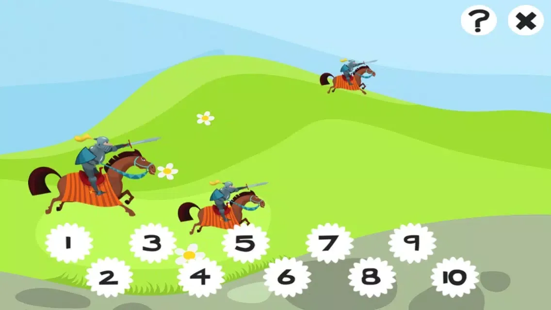 123 Count-ing Game-s For Baby-s & Kid-s: Free Learn-ing Number-s with Knight-s स्क्रीनशॉट