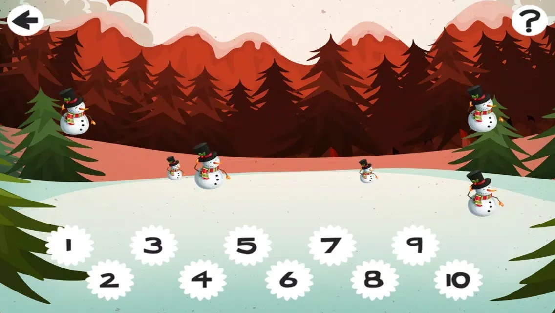 Captures d'écran de 123 Christmas Holiday Count-ing Education & Learn-ing Math Kids Games
