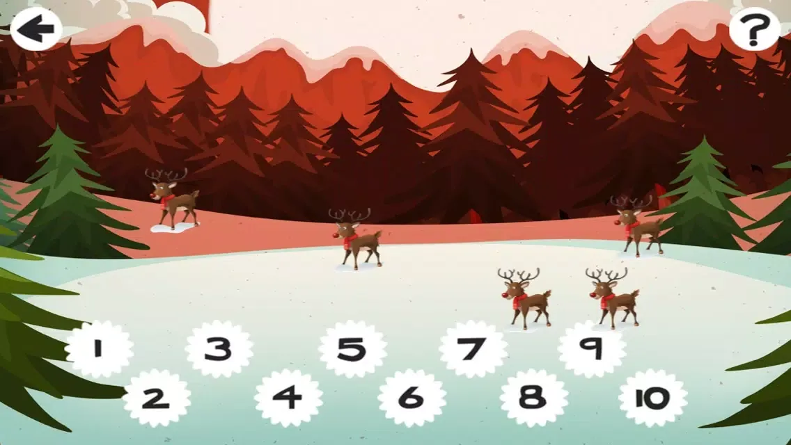 Captures d'écran de 123 Christmas Holiday Count-ing Education & Learn-ing Math Kids Games