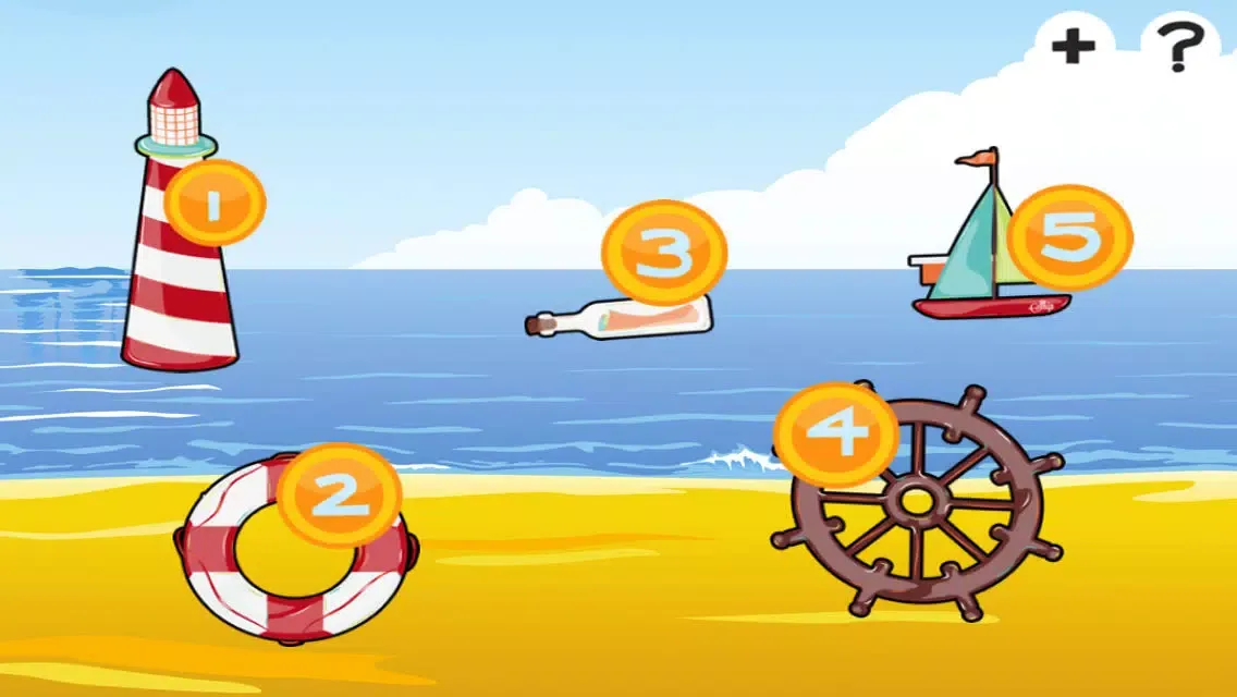 An Education-al Sail-ing Game-s For Kid-s: Find Mistake-s, Spot Difference-s and Learn-ing Colour-s应用截图