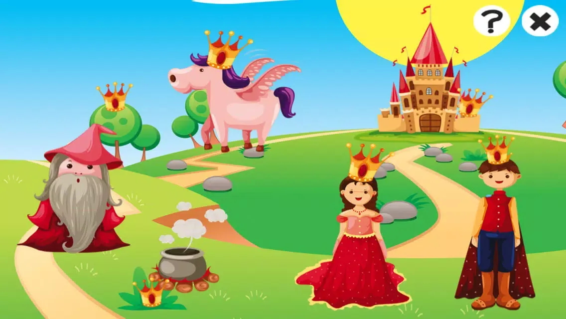A Fairy Tale Kids Adventure - Free Learning Game - Discover a Fabulous World of the Princess & Horse Screenshots