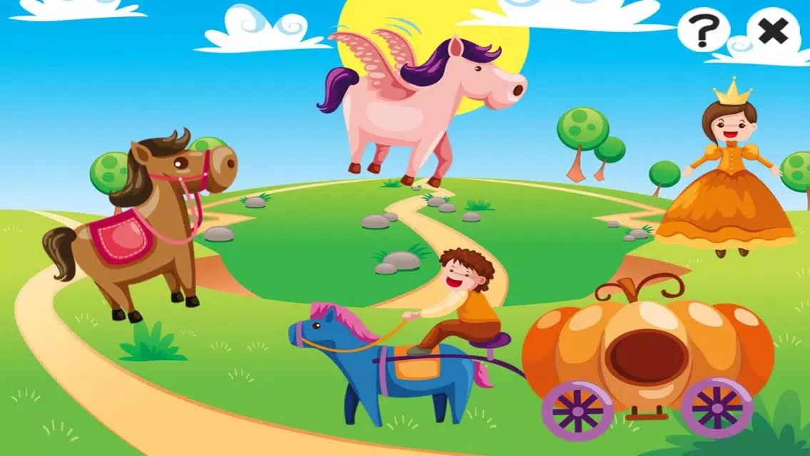 A Fairy Tale Kids Adventure - Free Learning Game - Discover a Fabulous World of the Princess & Horse Screenshots